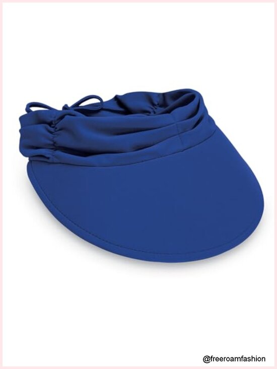 Women\'s Aqua Sun Visor – UPF 50+, Packable, Adjustable Tie-back main image 6